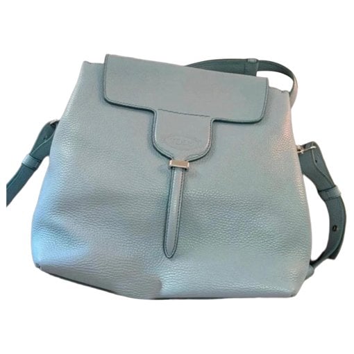 Leather backpack
