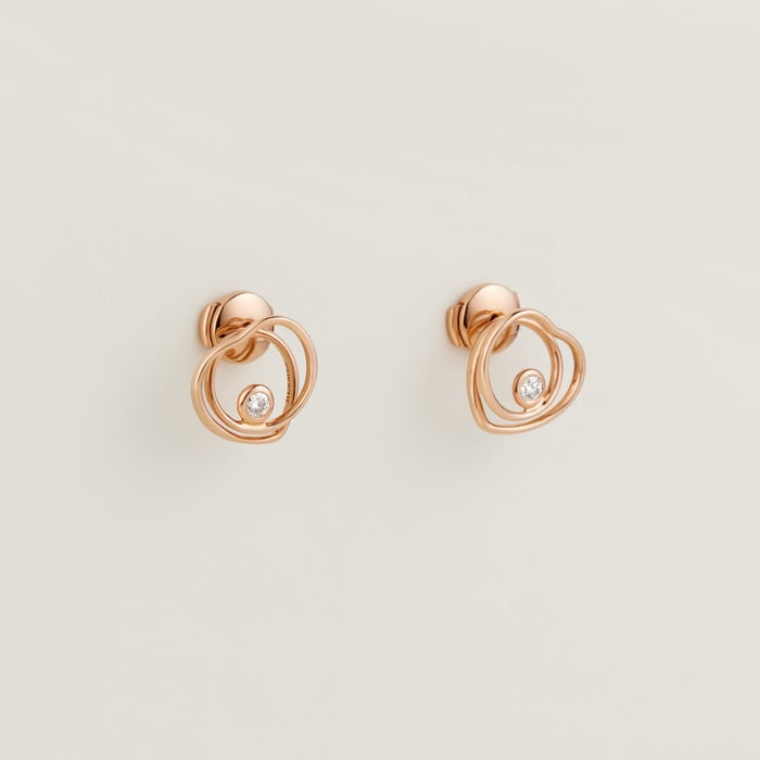 Sans Coloris Vertige Cœur Earrings, Very Small Model