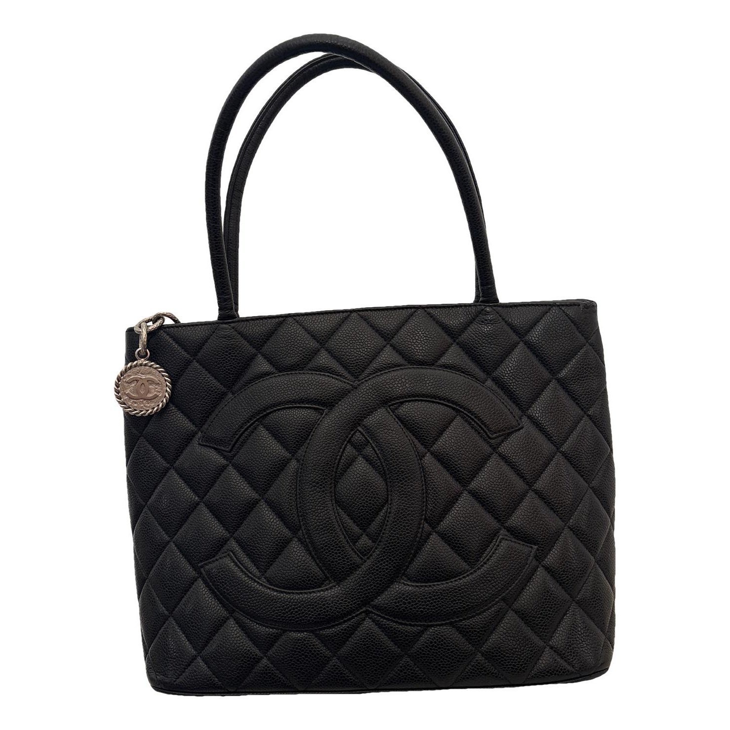 Médaillon leather tote