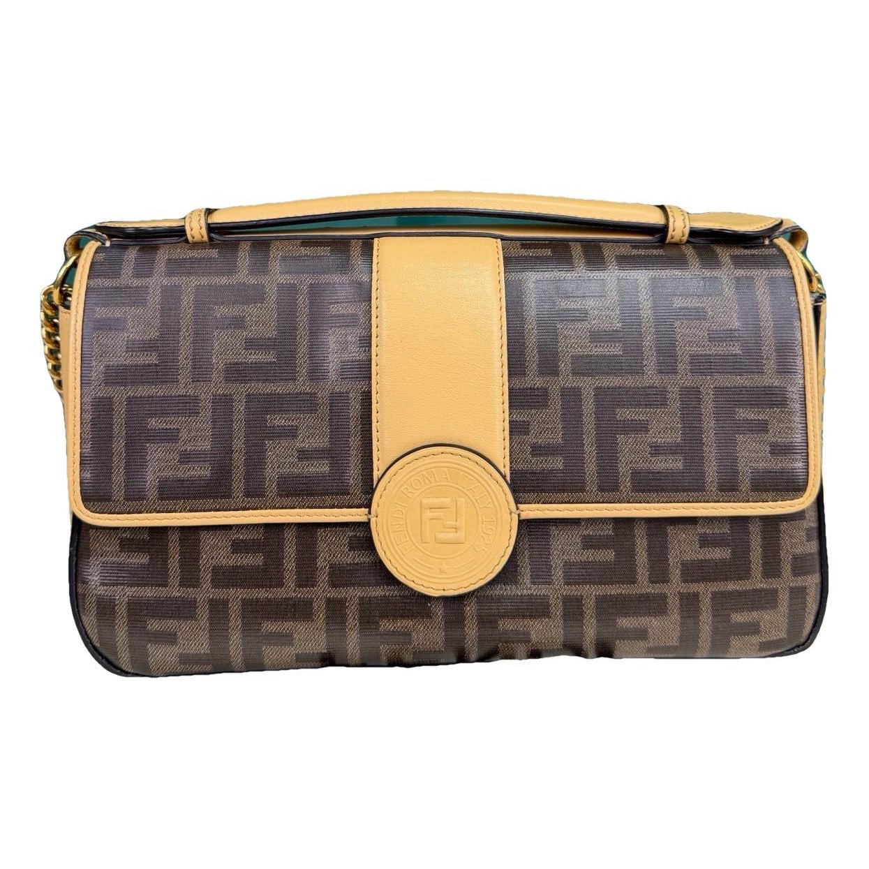 Double F leather handbag