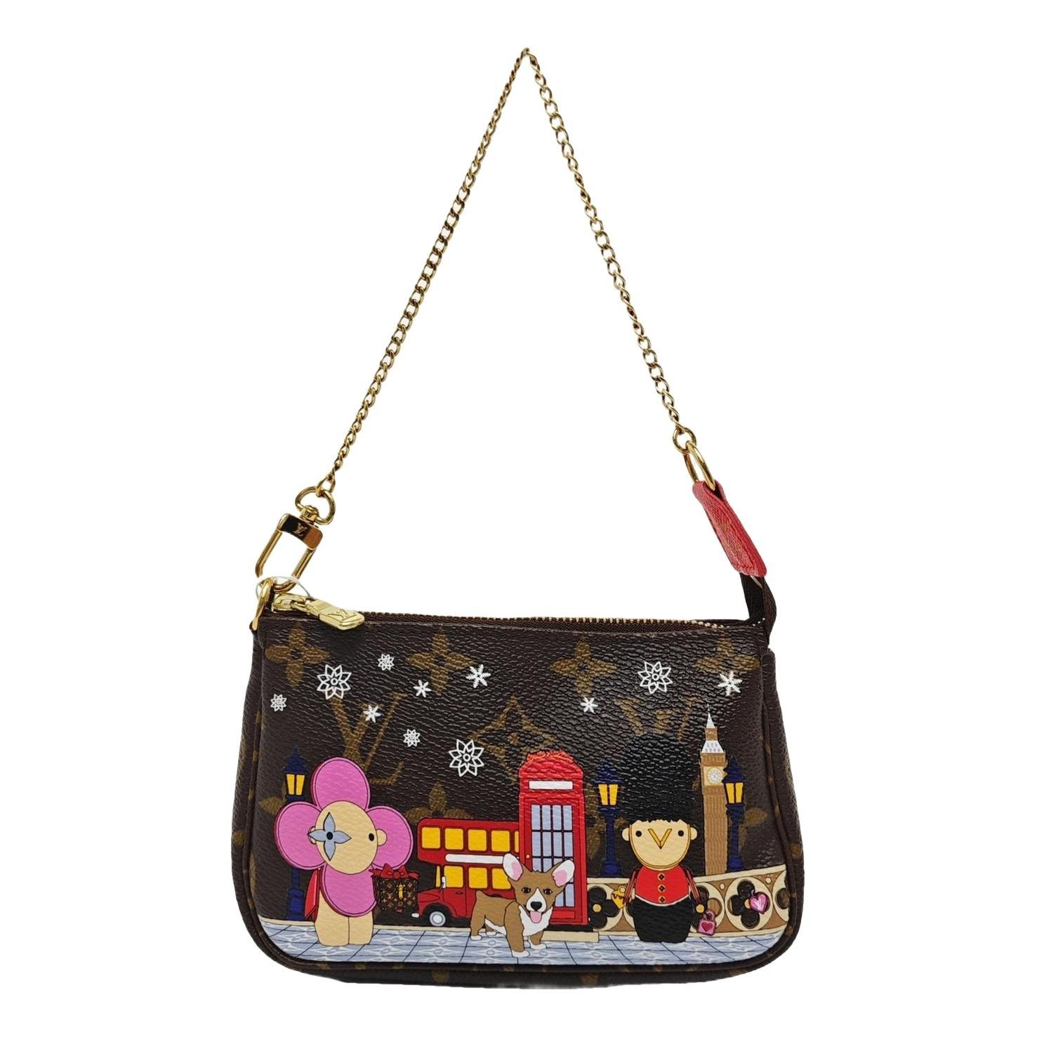 Maxi Multi Pochette Accessoires leather handbag