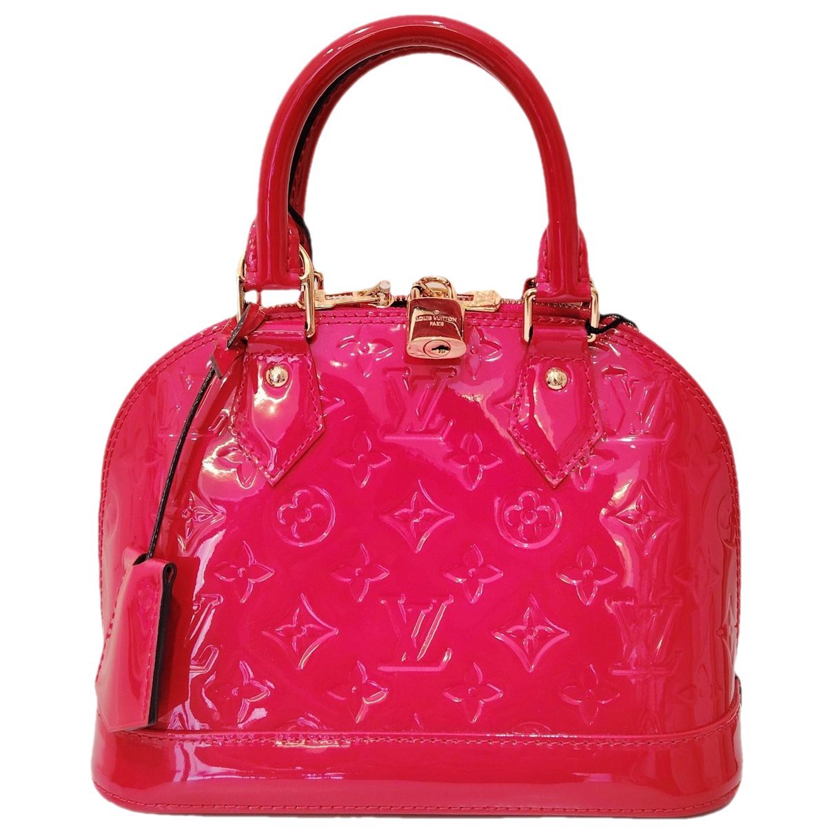 Alma BB patent leather handbag