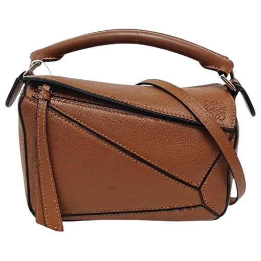 Puzzle leather mini bag