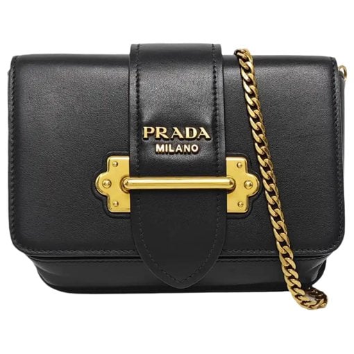 Cahier leather crossbody bag