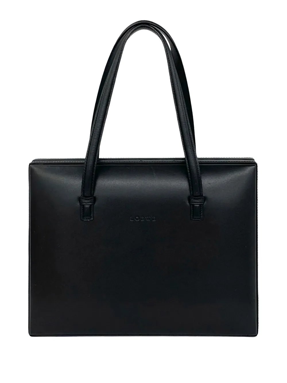 2000-2026 Leather Logo tote bag