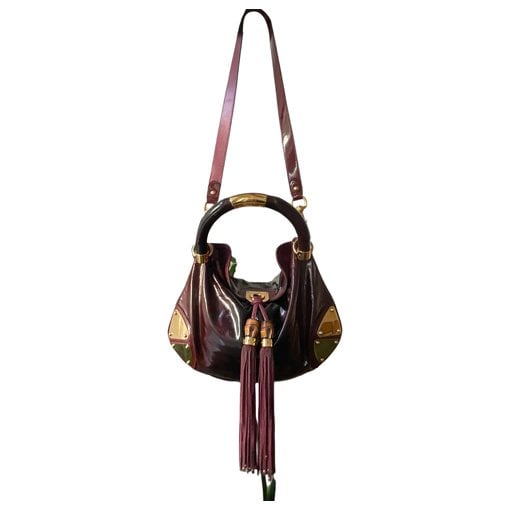Indy patent leather handbag