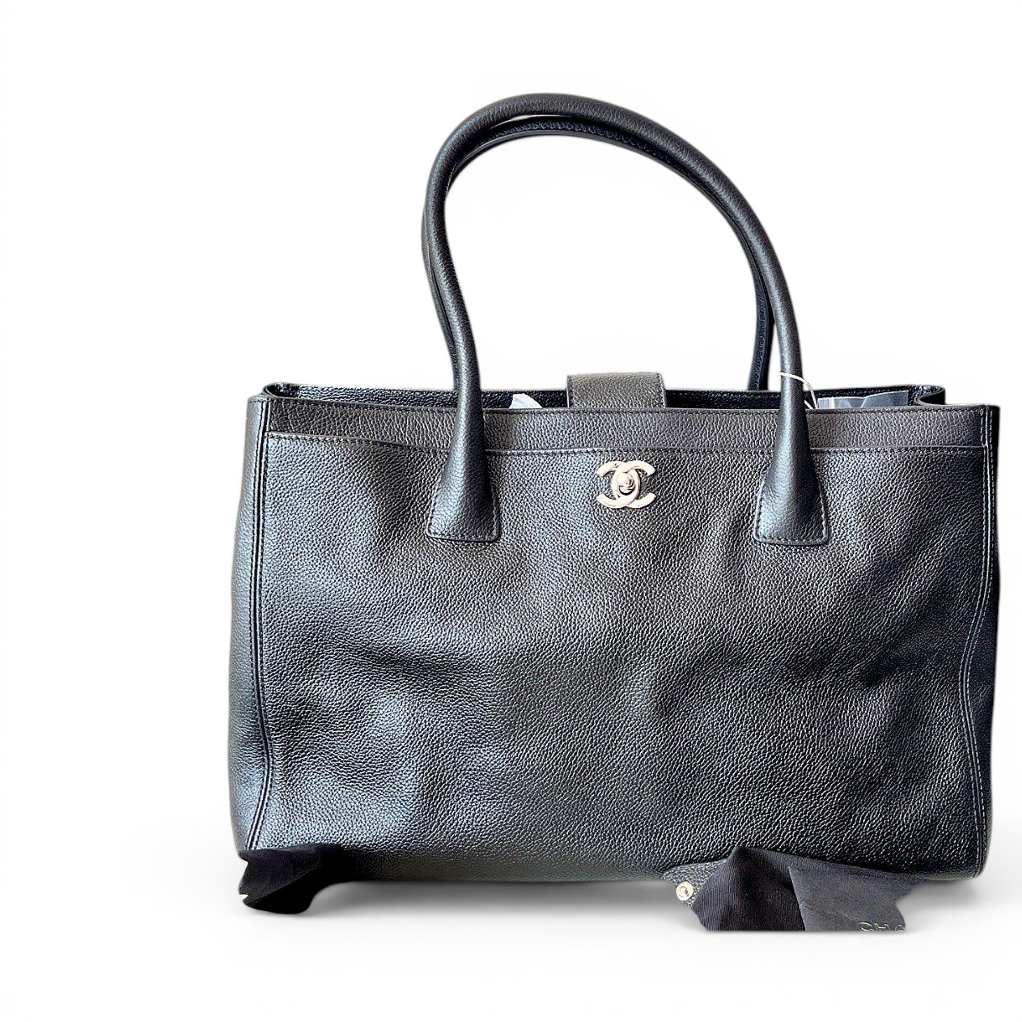 Executive leather tote