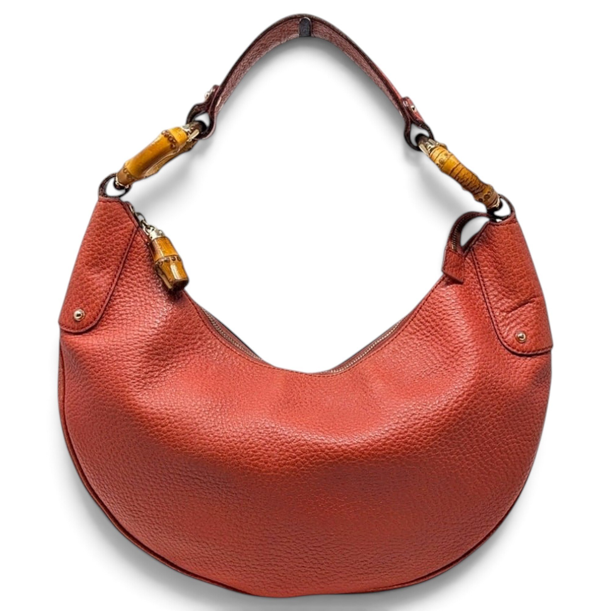 Bamboo Ring leather handbag