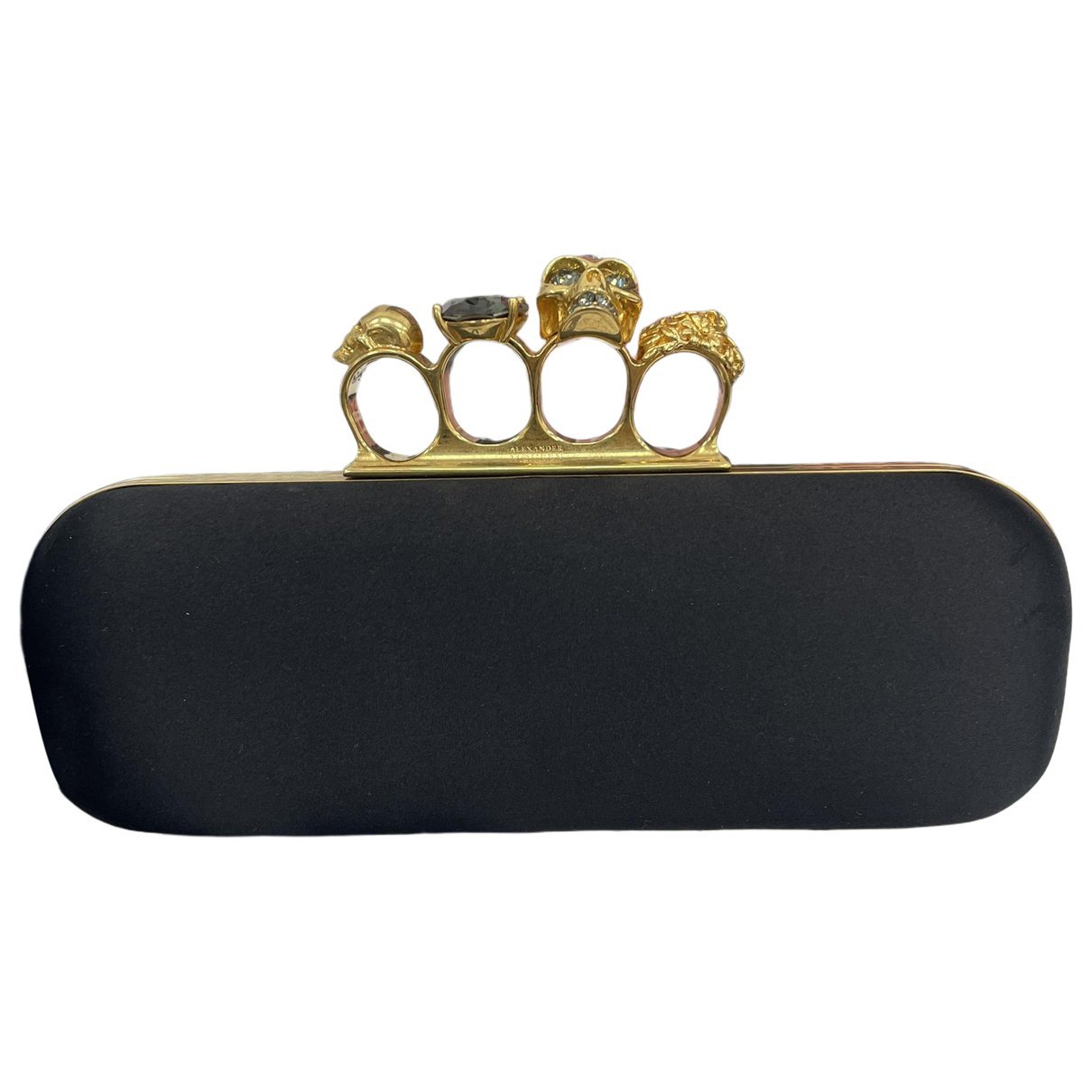 Knuckle leather handbag
