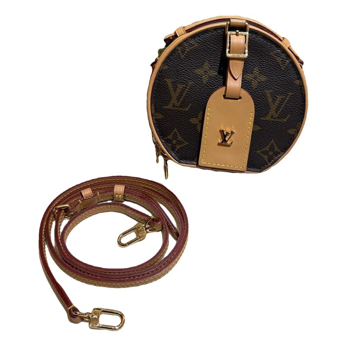 Boîte chapeau souple leather handbag