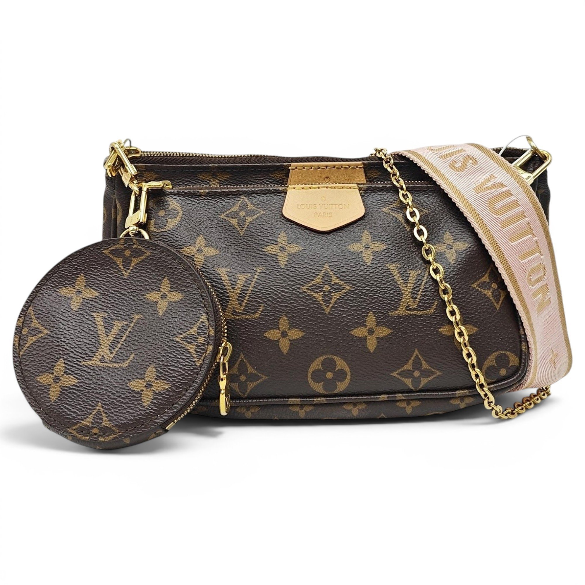 Maxi Multi Pochette Accessoires leather handbag