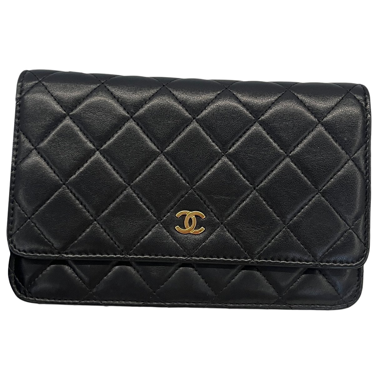 Wallet On Chain Timeless/Classique leather handbag