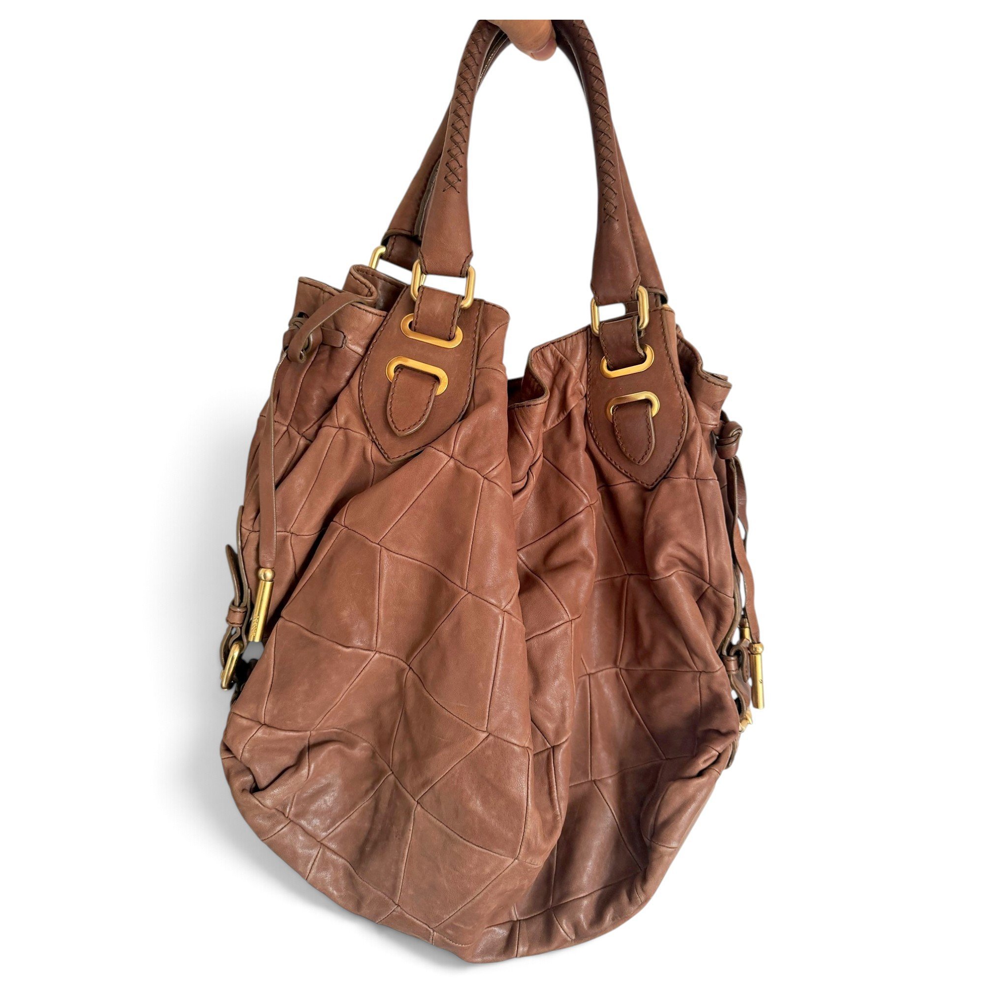 Leather handbag