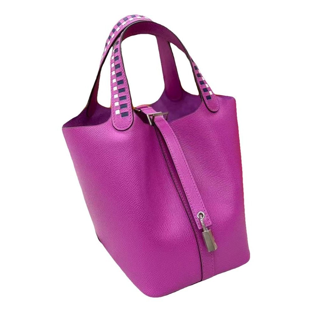 Hermes Picotin leather handbag