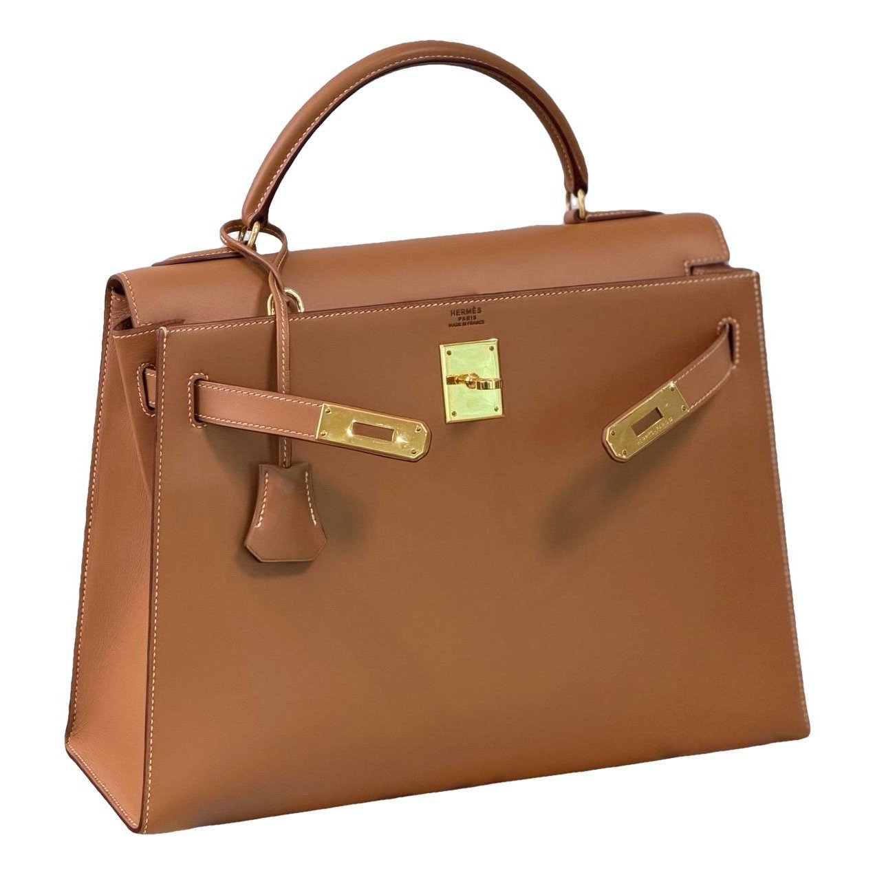 Hermes Kelly 32 Handbag Gold