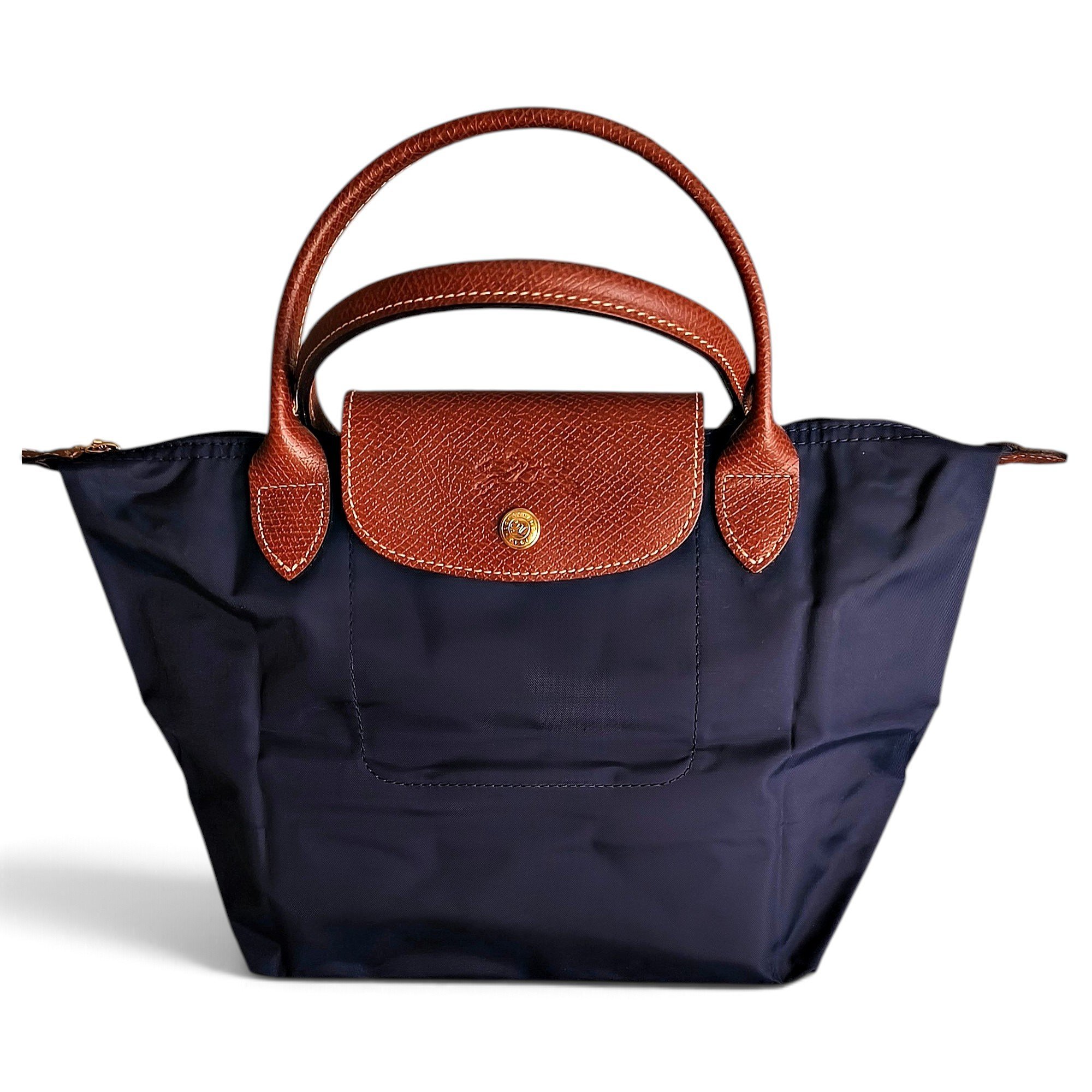 Pliage leather handbag