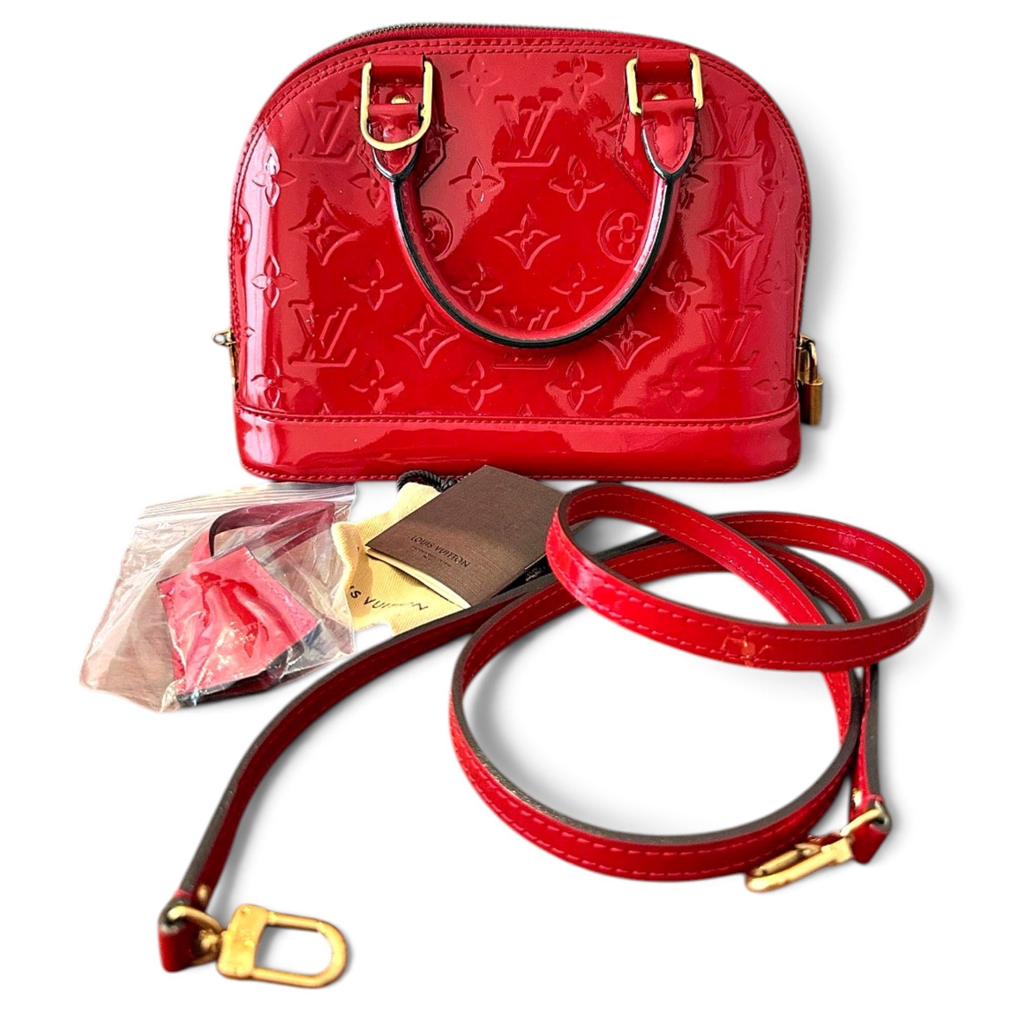 Alma BB patent leather handbag