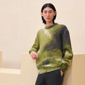 "Reflets Equestres" crewneck sweater