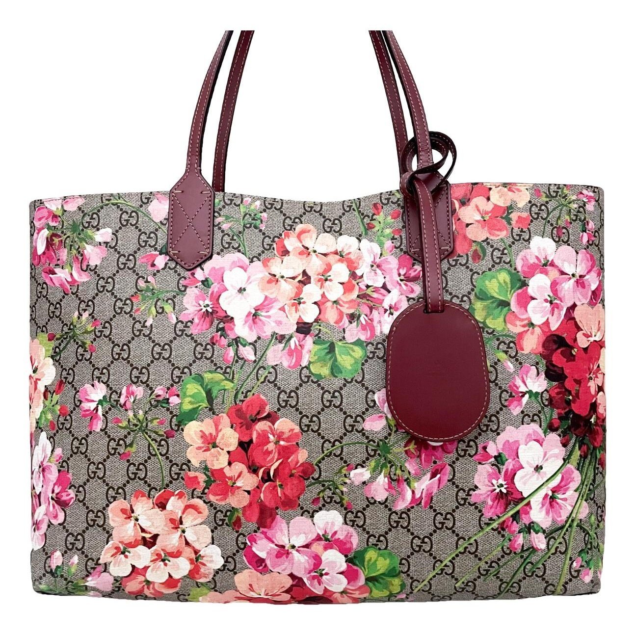 Leather tote