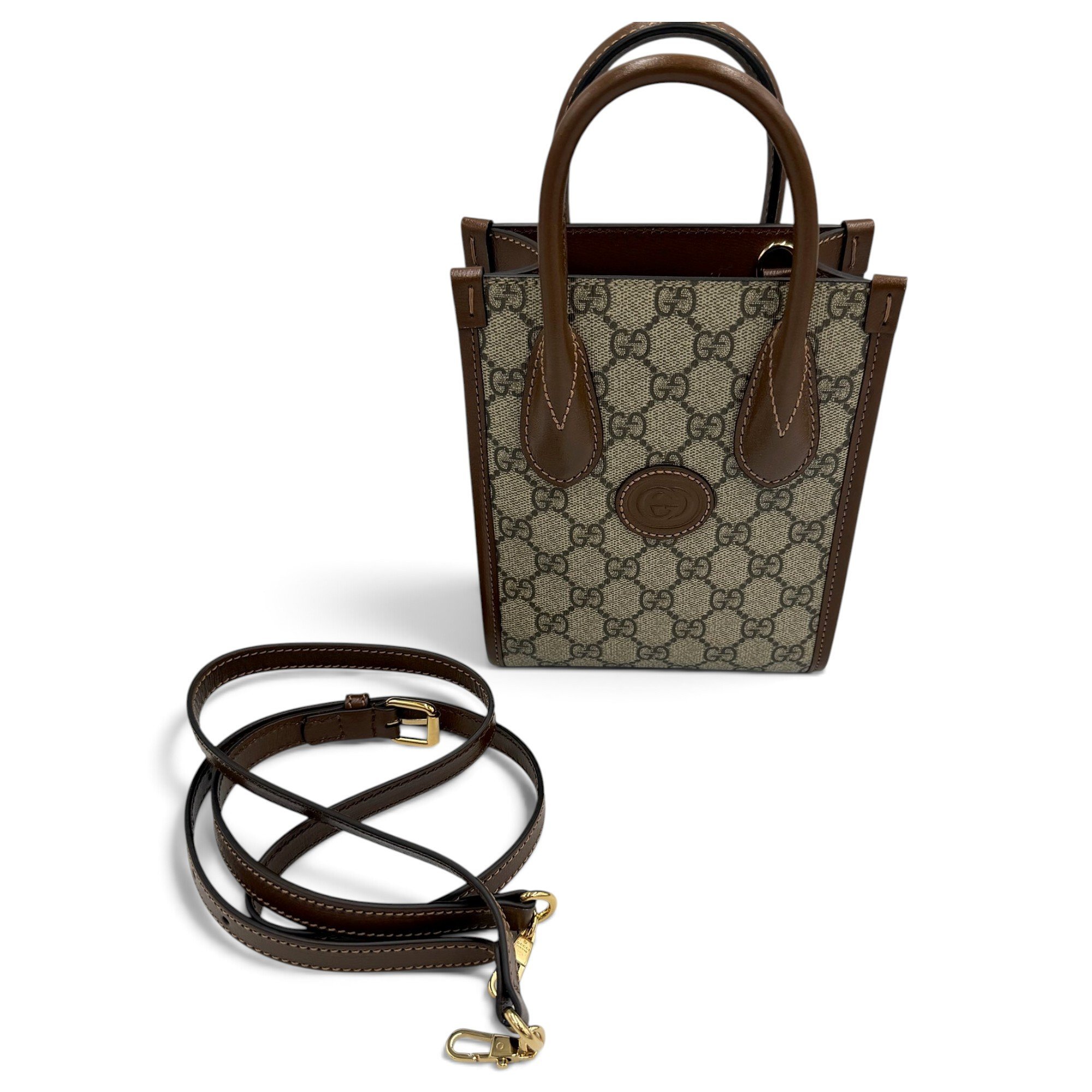 Ophidia leather tote