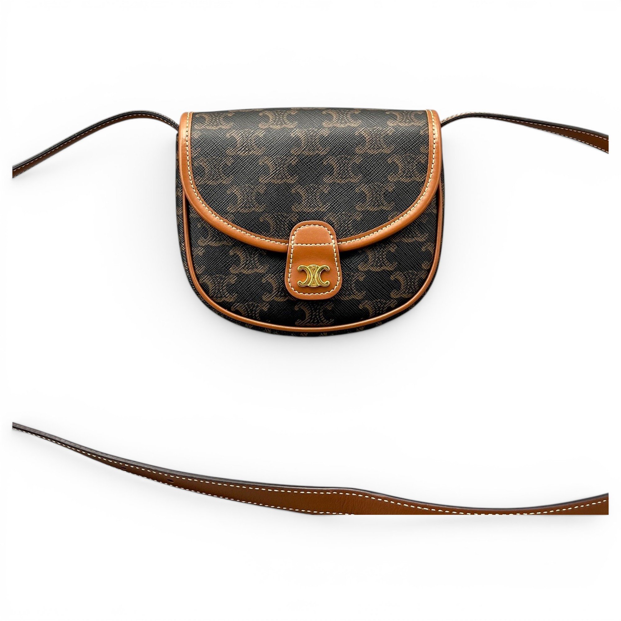 Folco leather crossbody bag