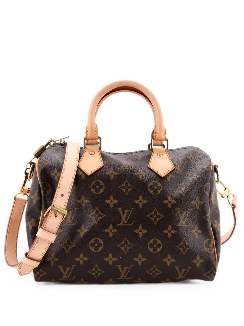 Louis Vuitton Speedy Bandouliere Bag Monogram Canvas 25 satchel