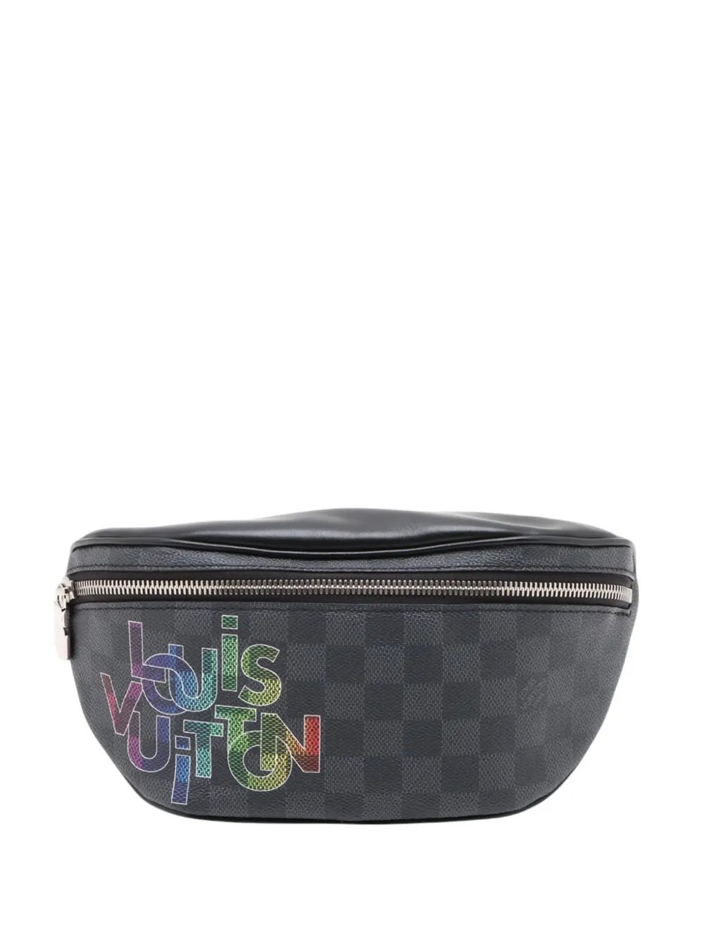 2019 Damier Graphite Rainbow Logo Discovery Bumbag belt bag