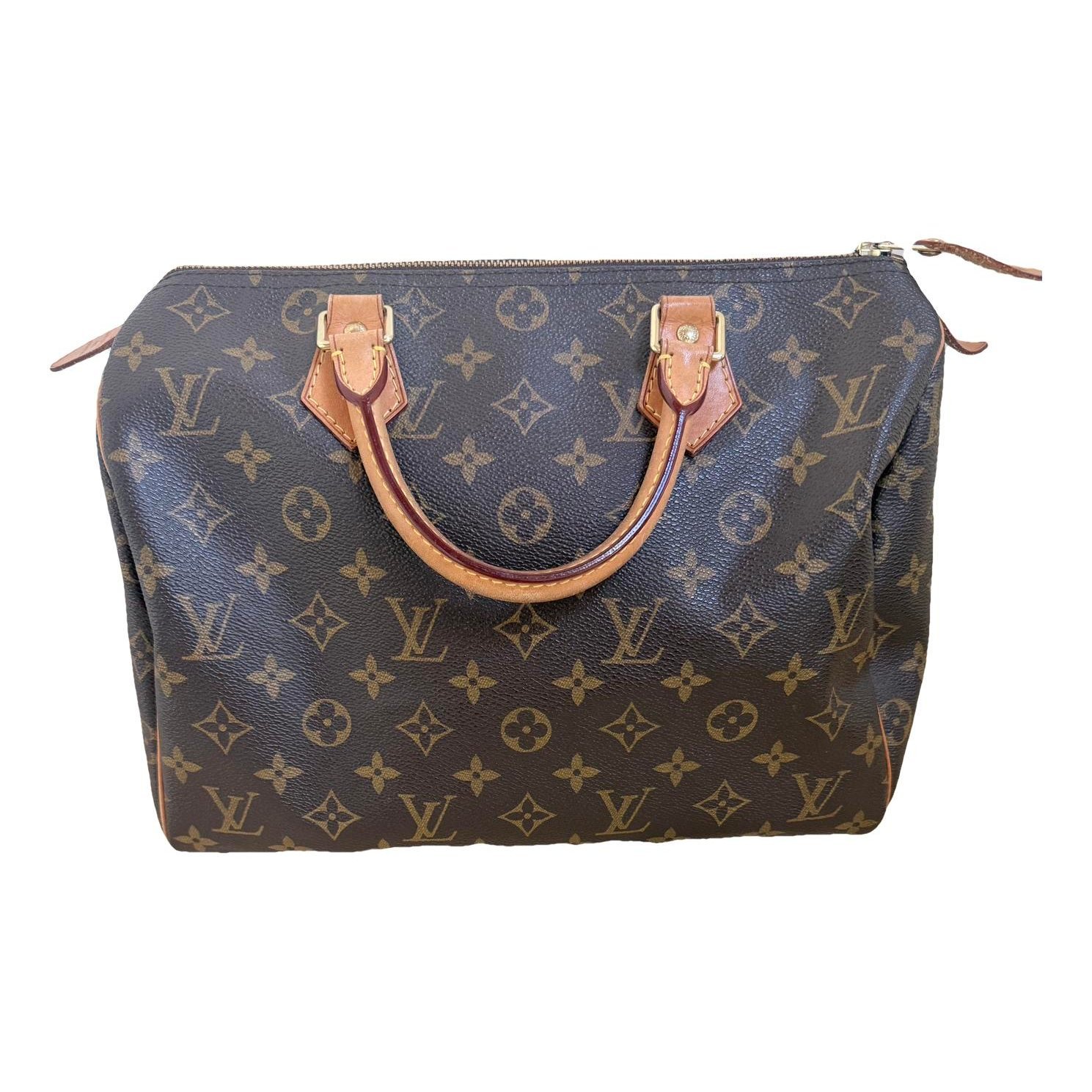 Speedy leather handbag