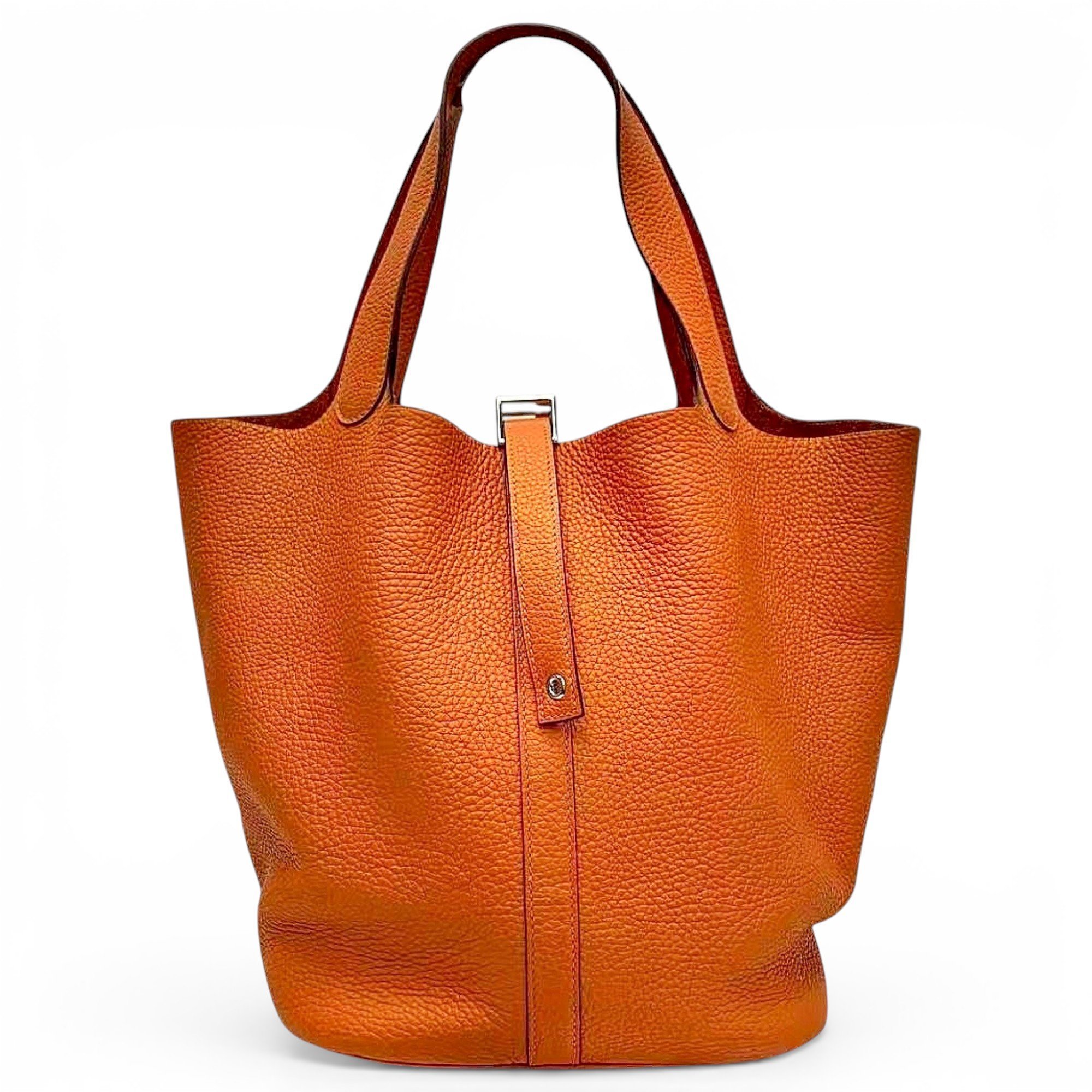 Picotin leather handbag