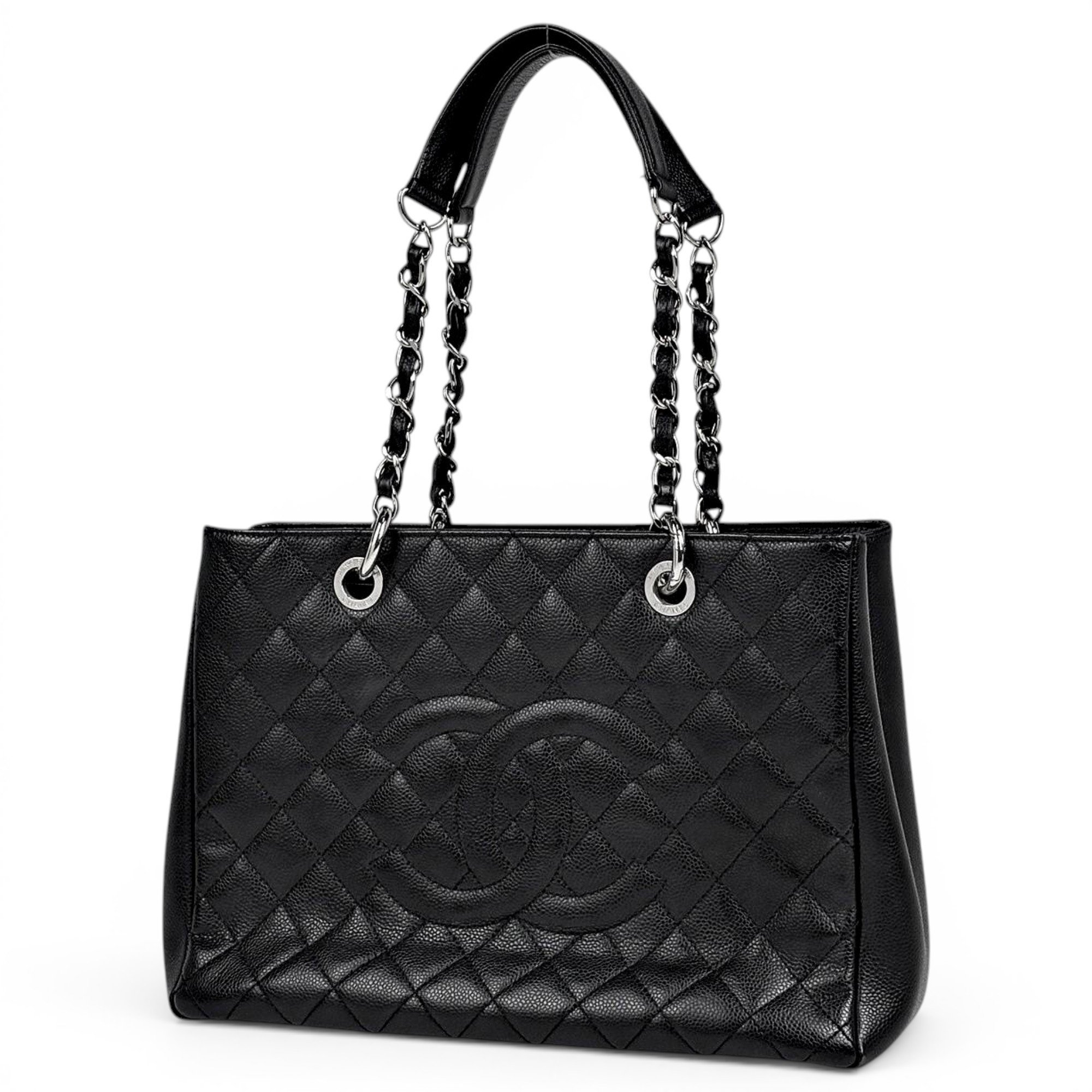 Grand shopping leather tote