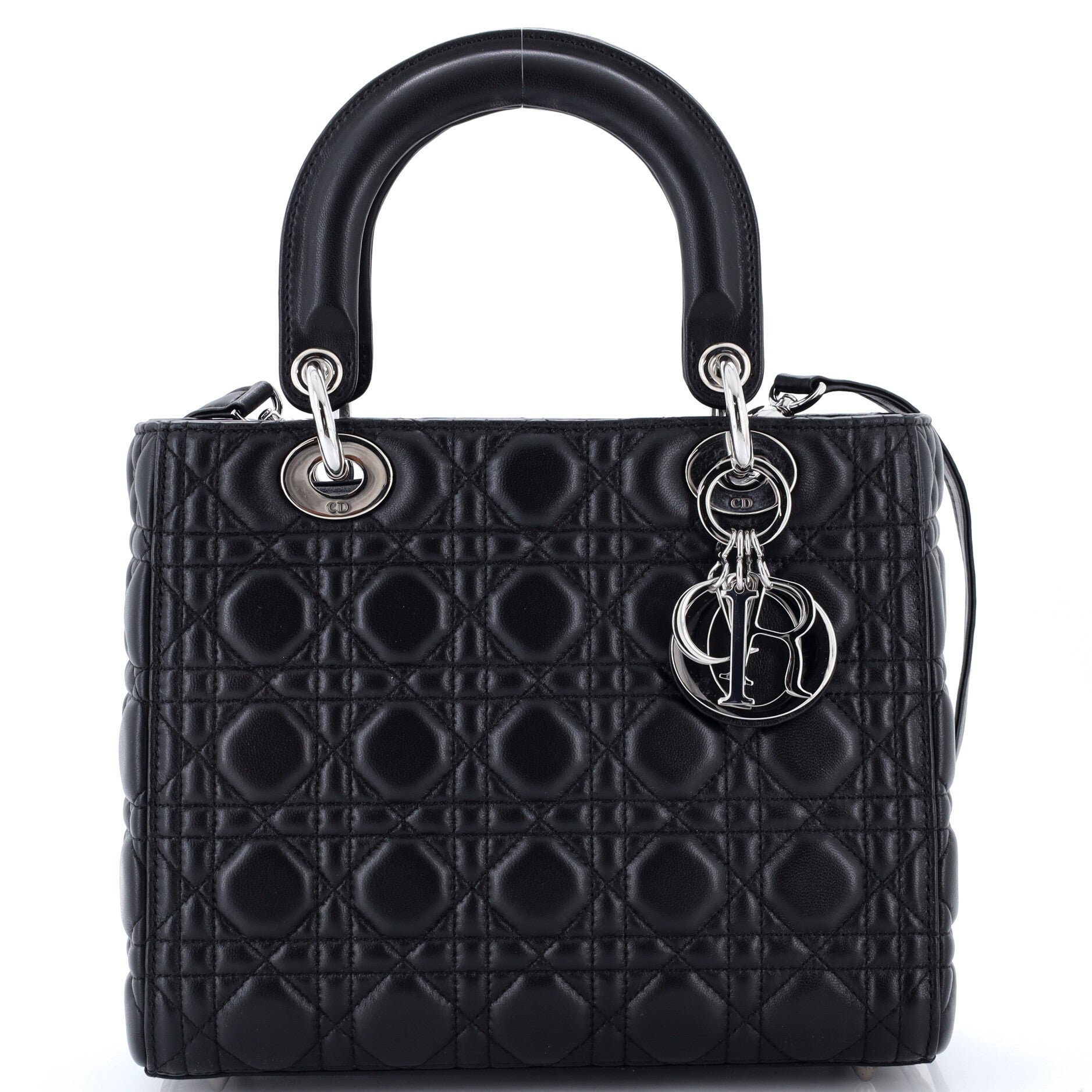 Lady Dior Bag Cannage Quilt Lambskin Medium