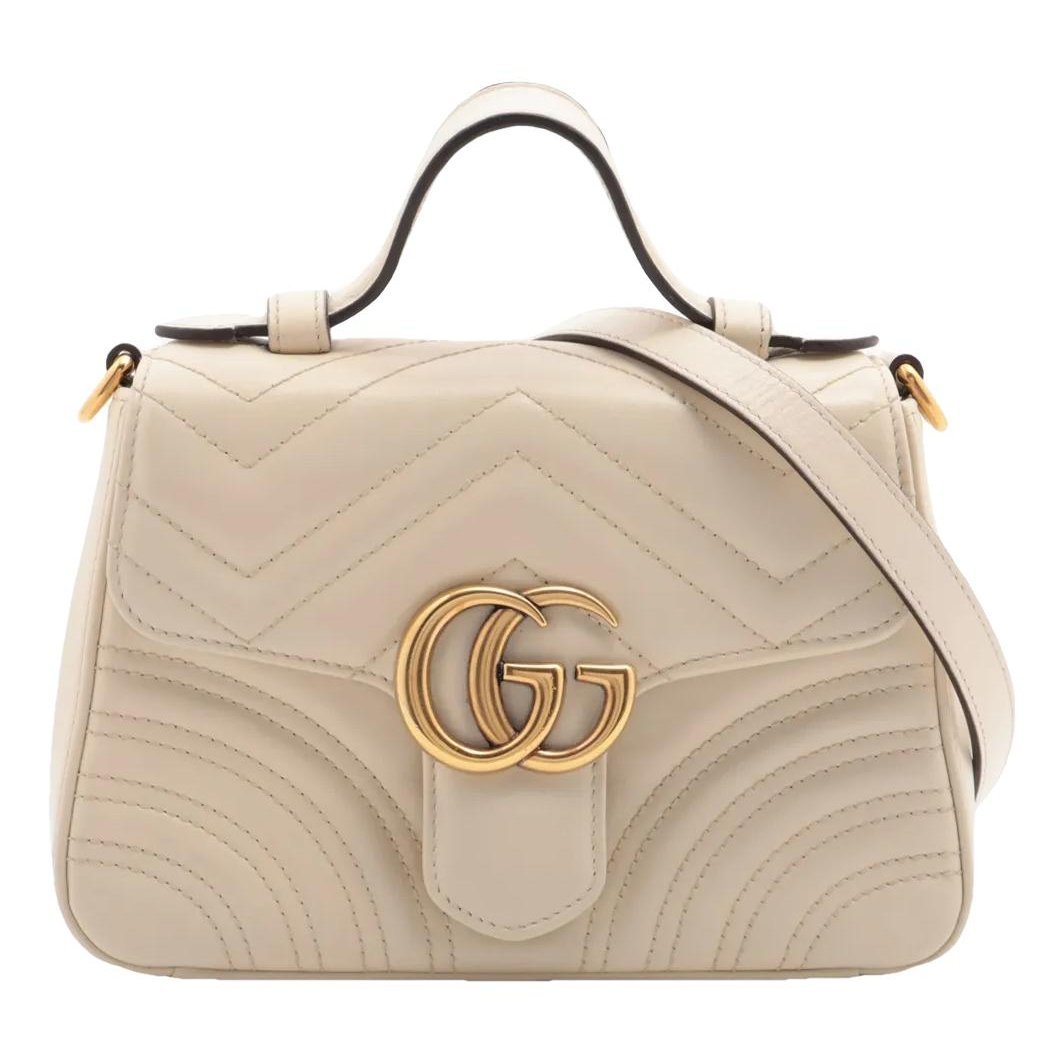 GG Marmont Flap leather handbag