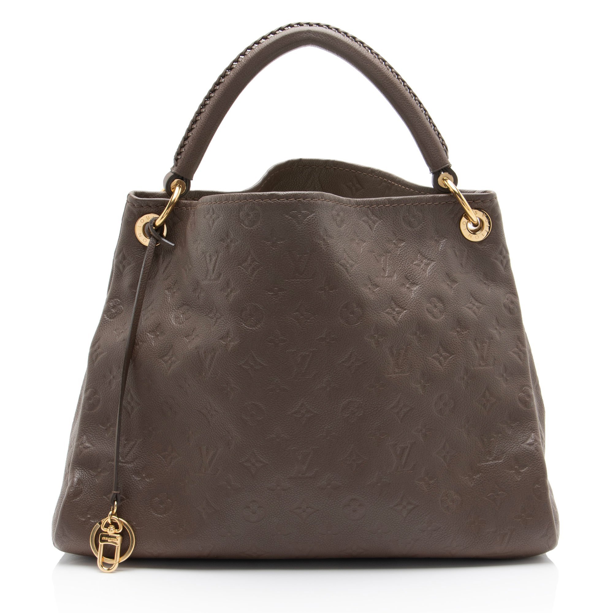 Artsy leather handbag