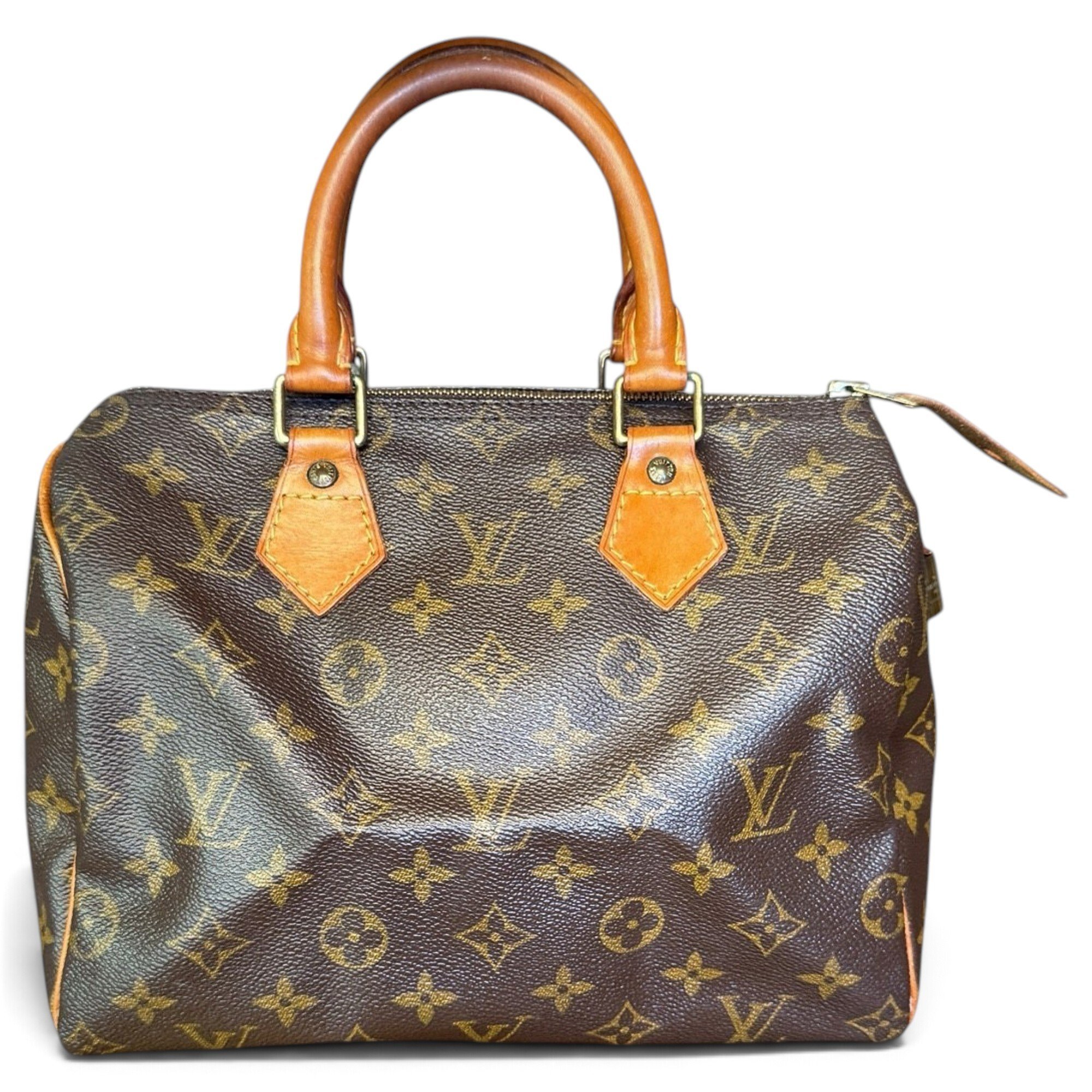Speedy leather handbag