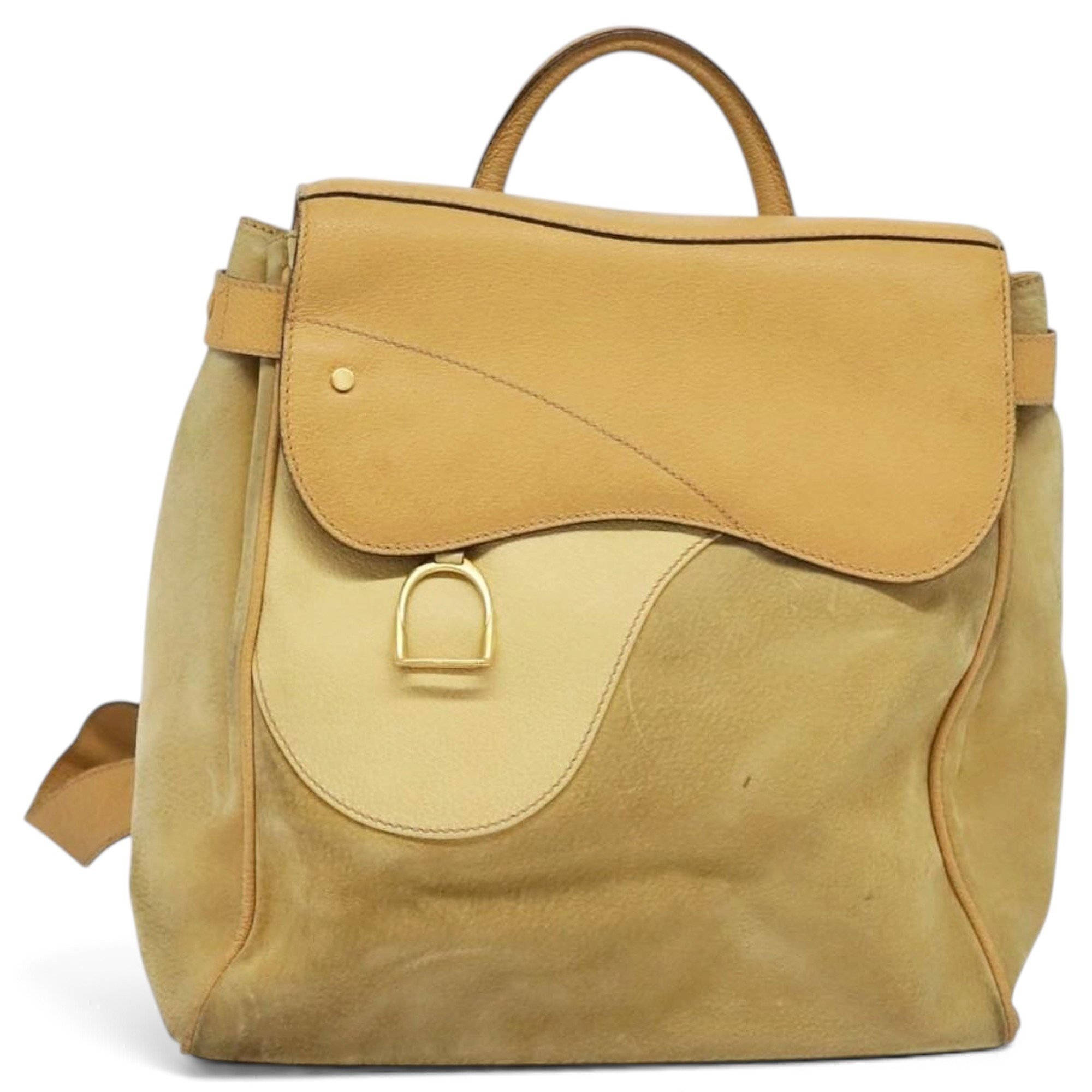 Leather backpack