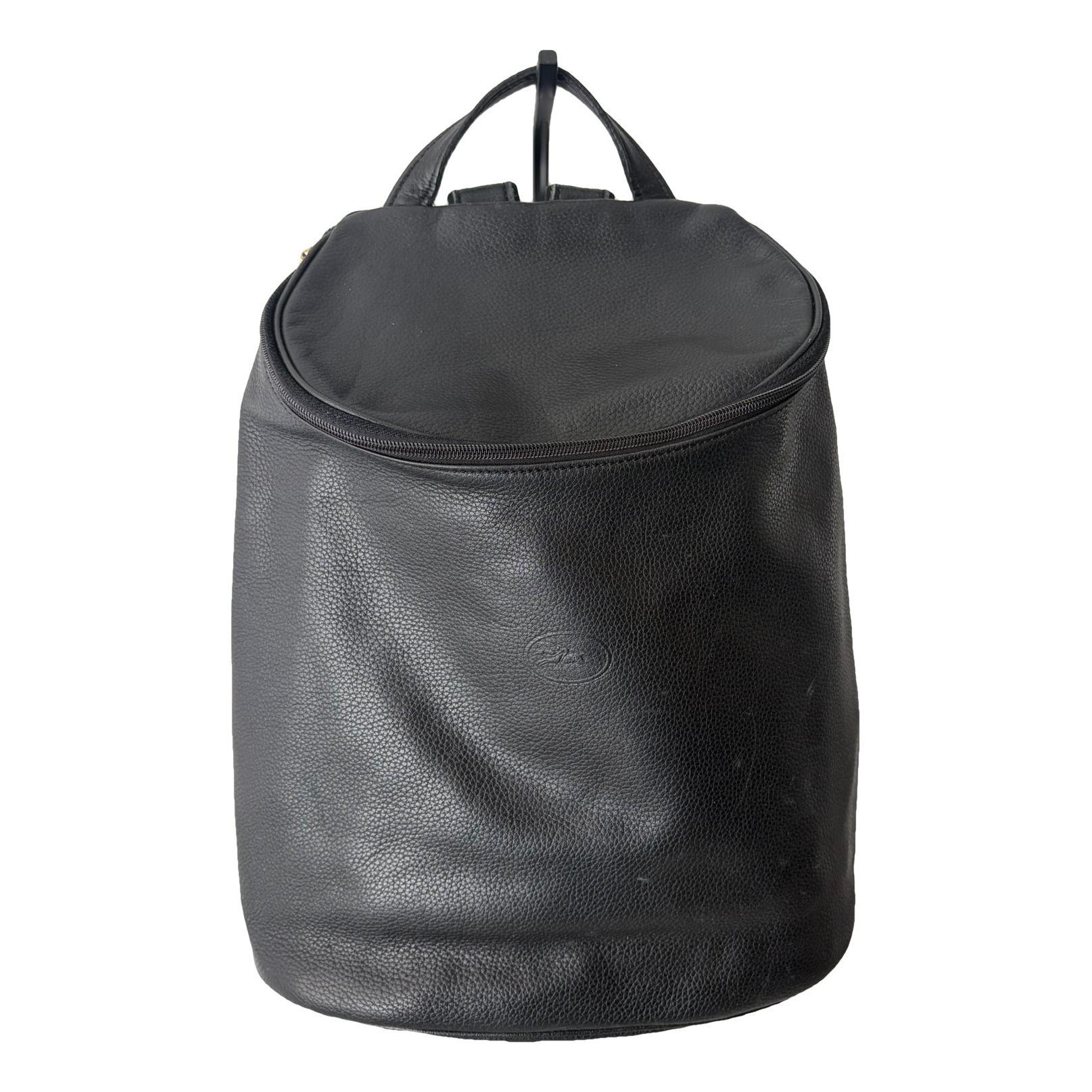 Leather backpack