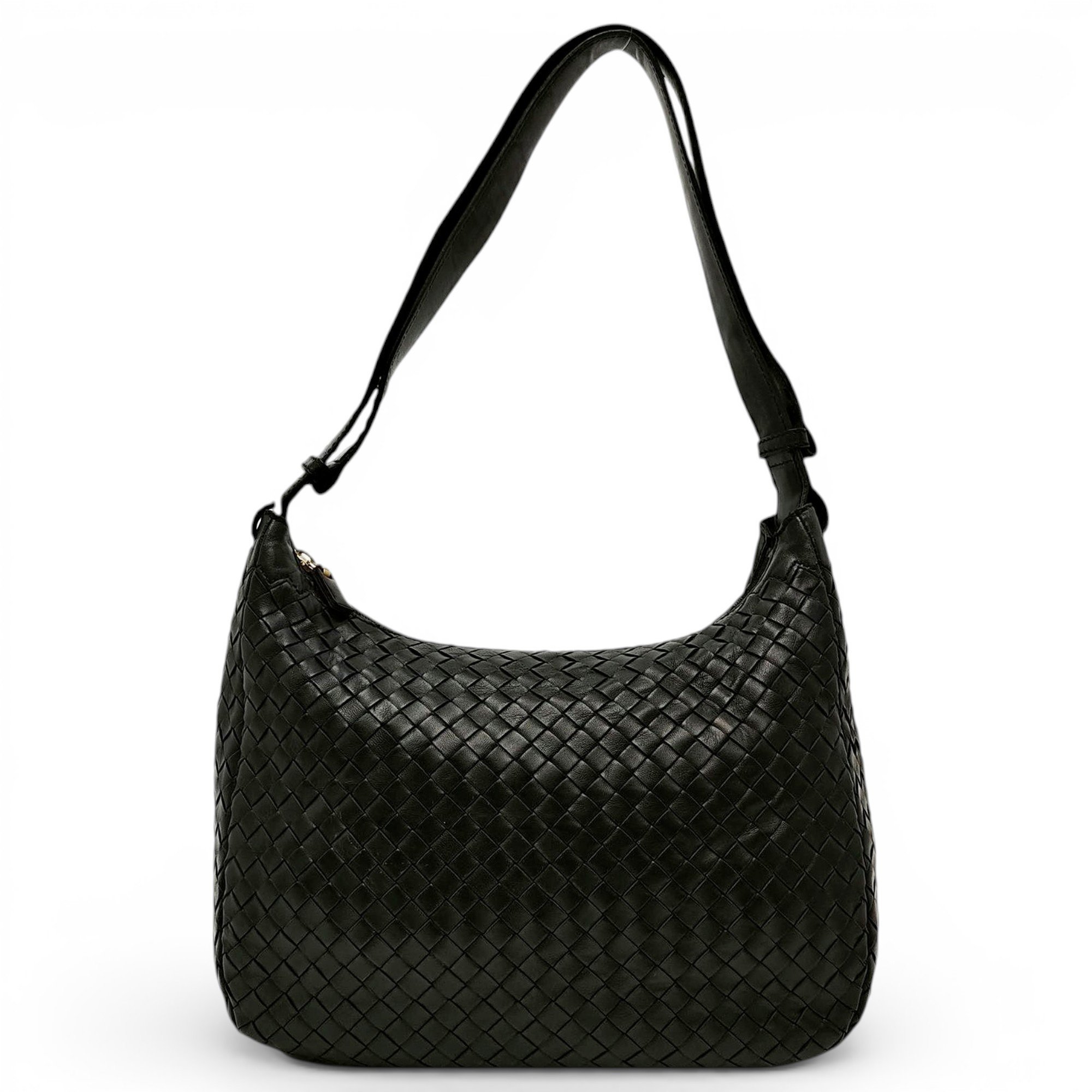 Parachute leather handbag