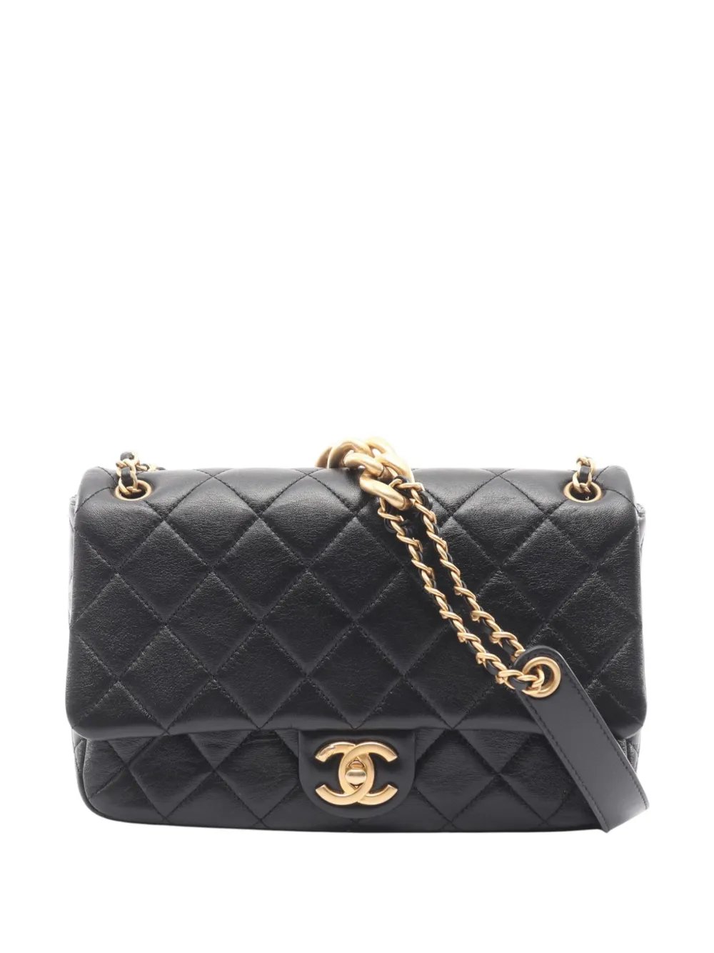 2021-2026 CC Quilted Lambskin Single Flap shoulder bag