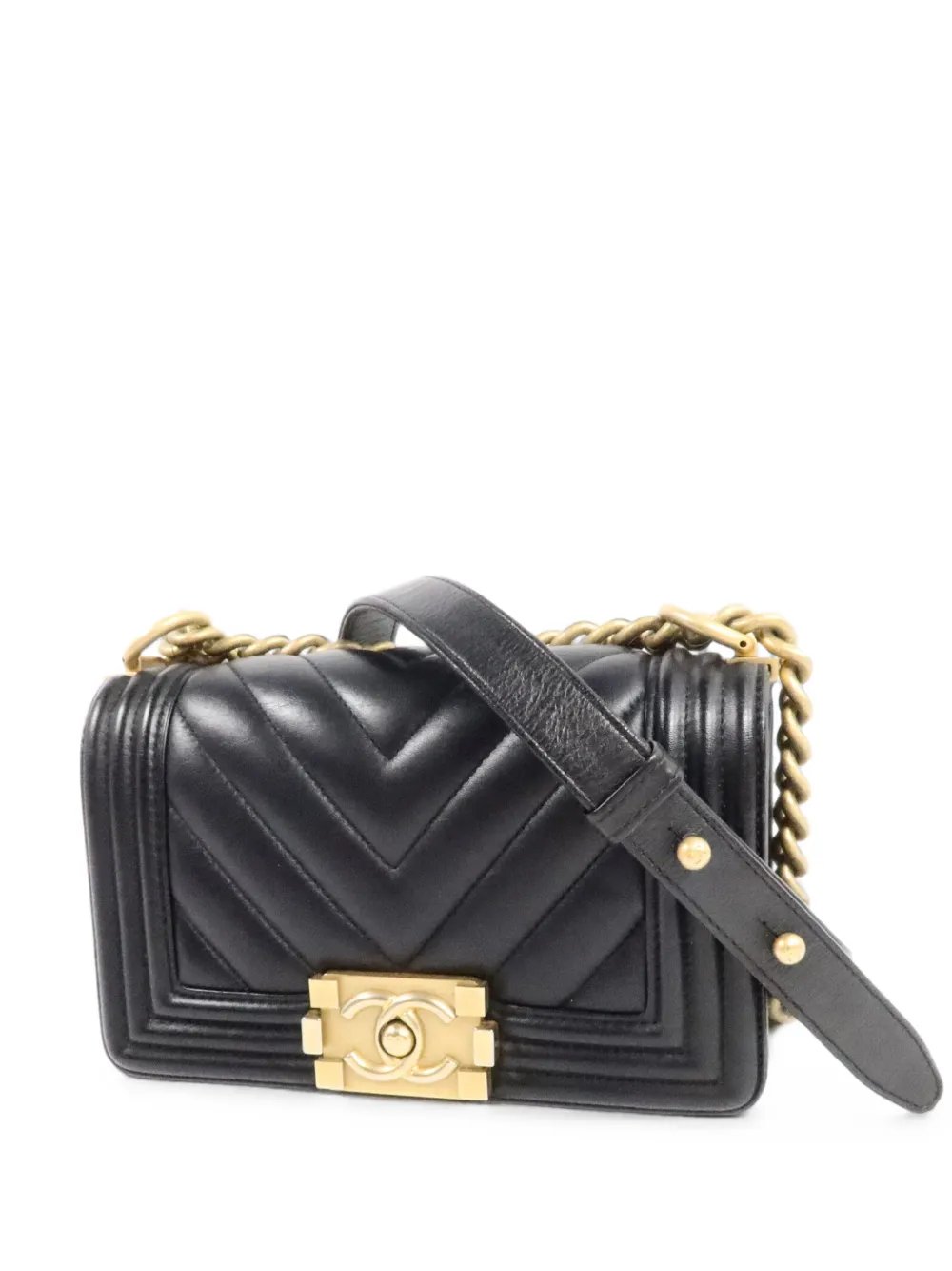 20 Chanel Boy chevron-quilted shoulder bag