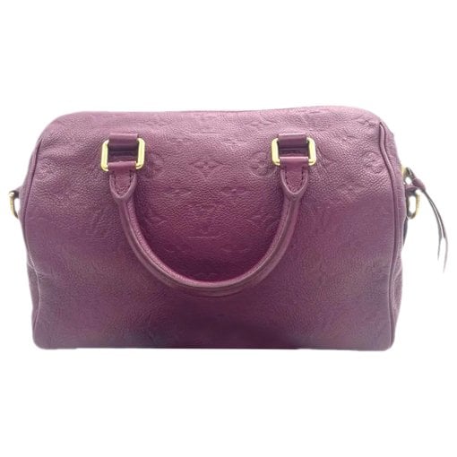 Speedy leather crossbody bag