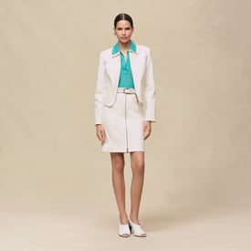 Veste en double twill de coton