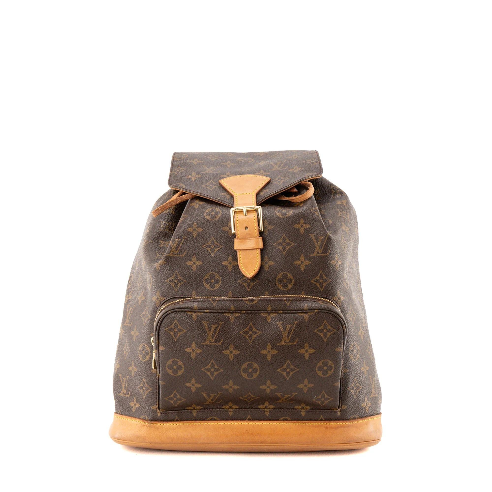 Montsouris leather backpack