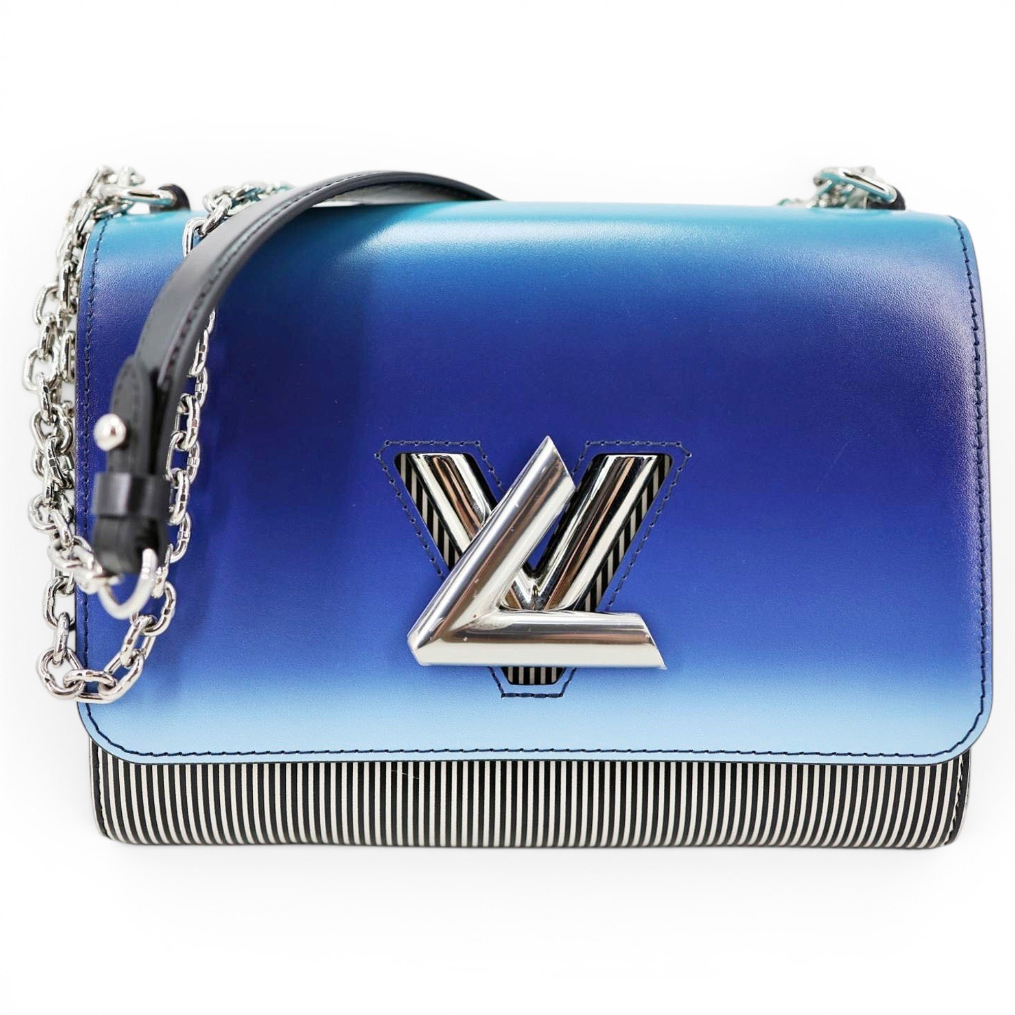 Twist leather handbag