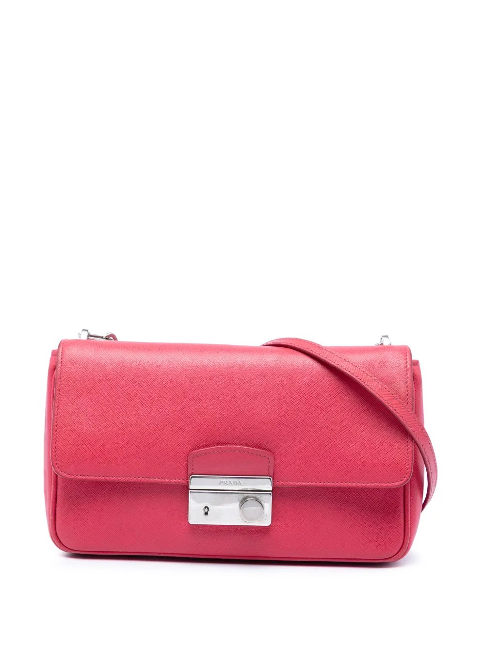 2010-2206 Saffiano Sound Lock crossbody bag