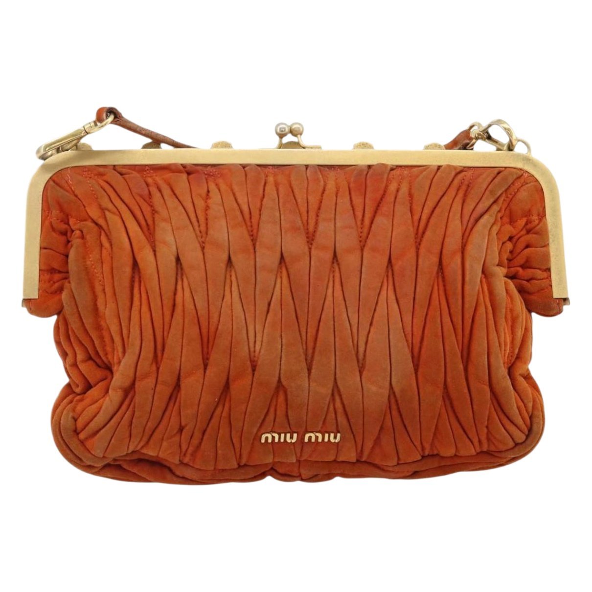 Matelassé leather handbag