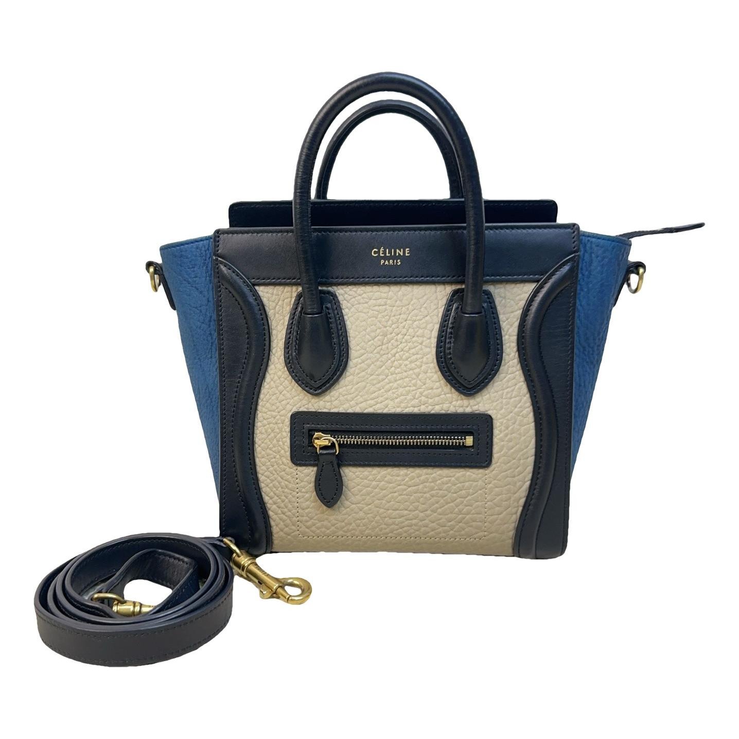 Nano Luggage leather handbag