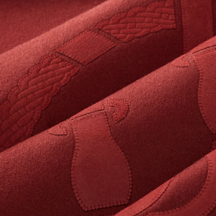 Rouge H Trompe l'Oeil Coaching Stole