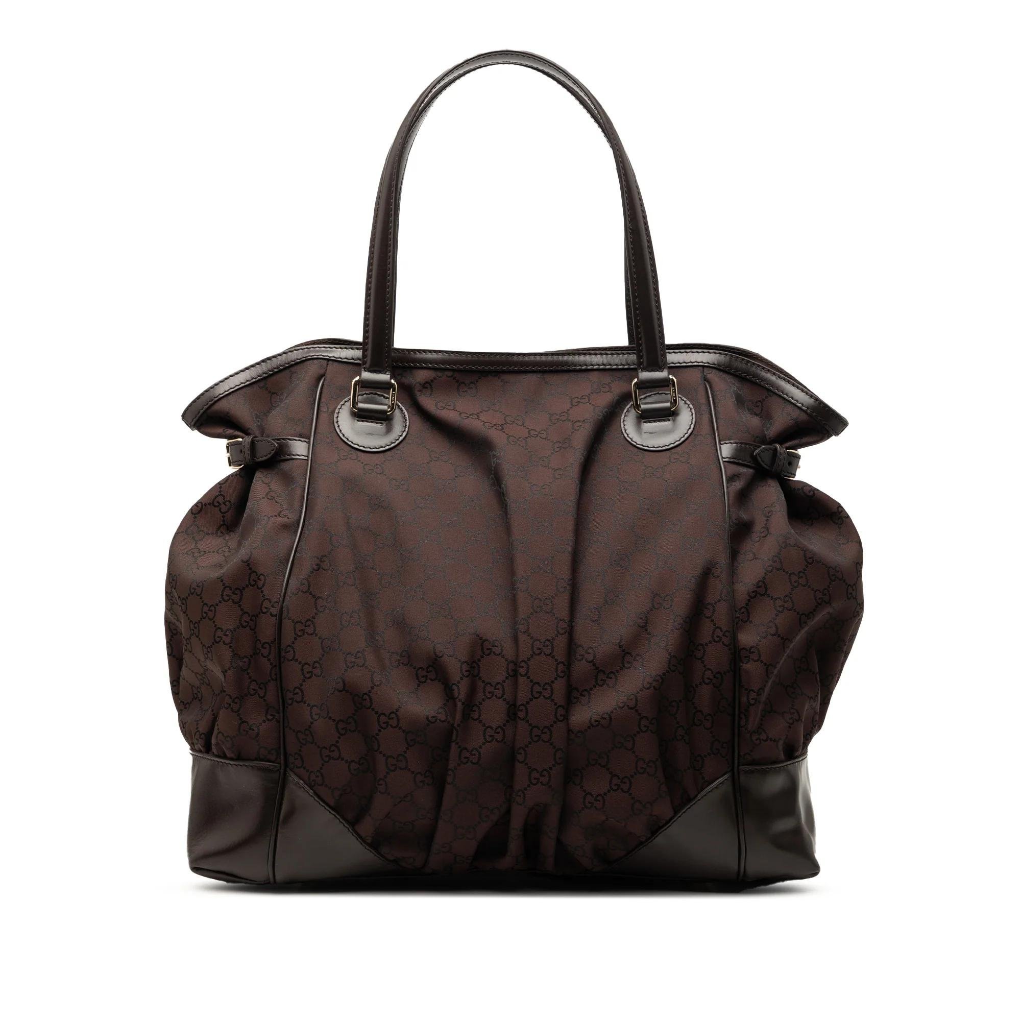 Leather tote