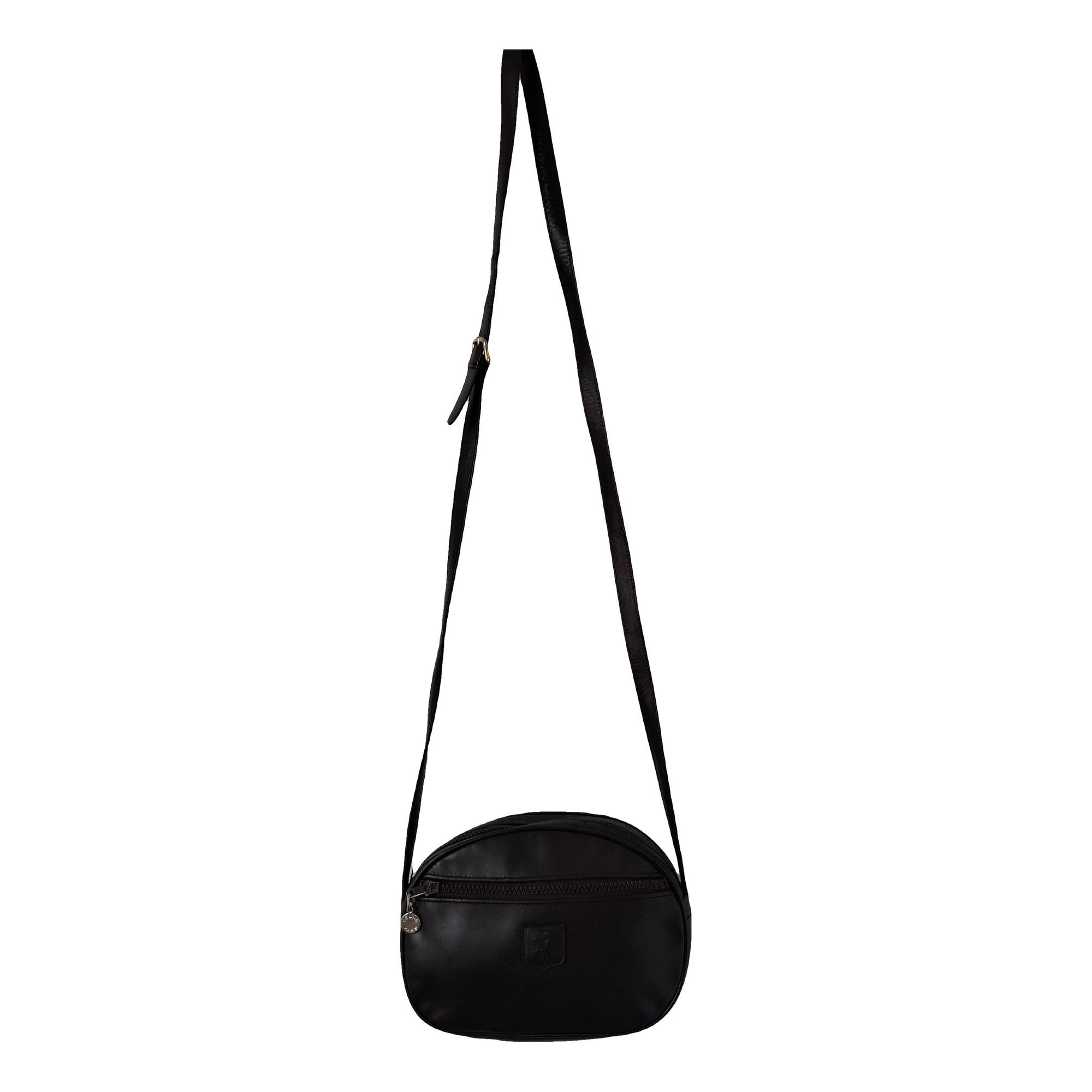 Charm leather handbag