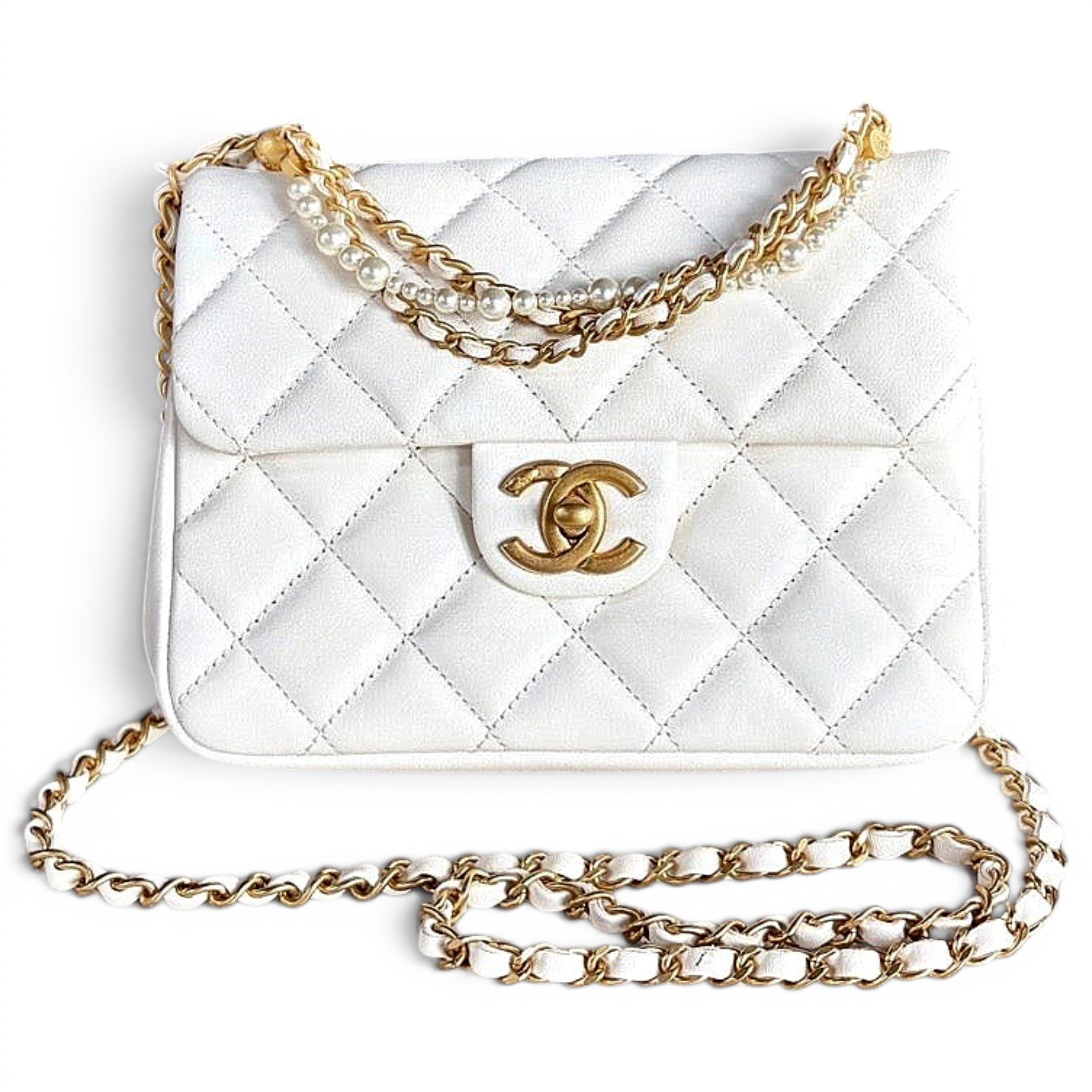 Leather mini bag